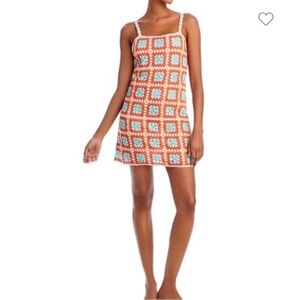 ZARA BOHO MULTI CROCHET MINI DRESS!